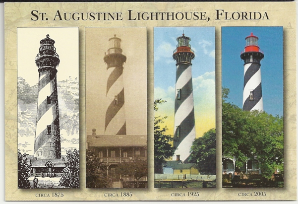 St. Augustine Lighthouse Postcard HPM-097 (FL)