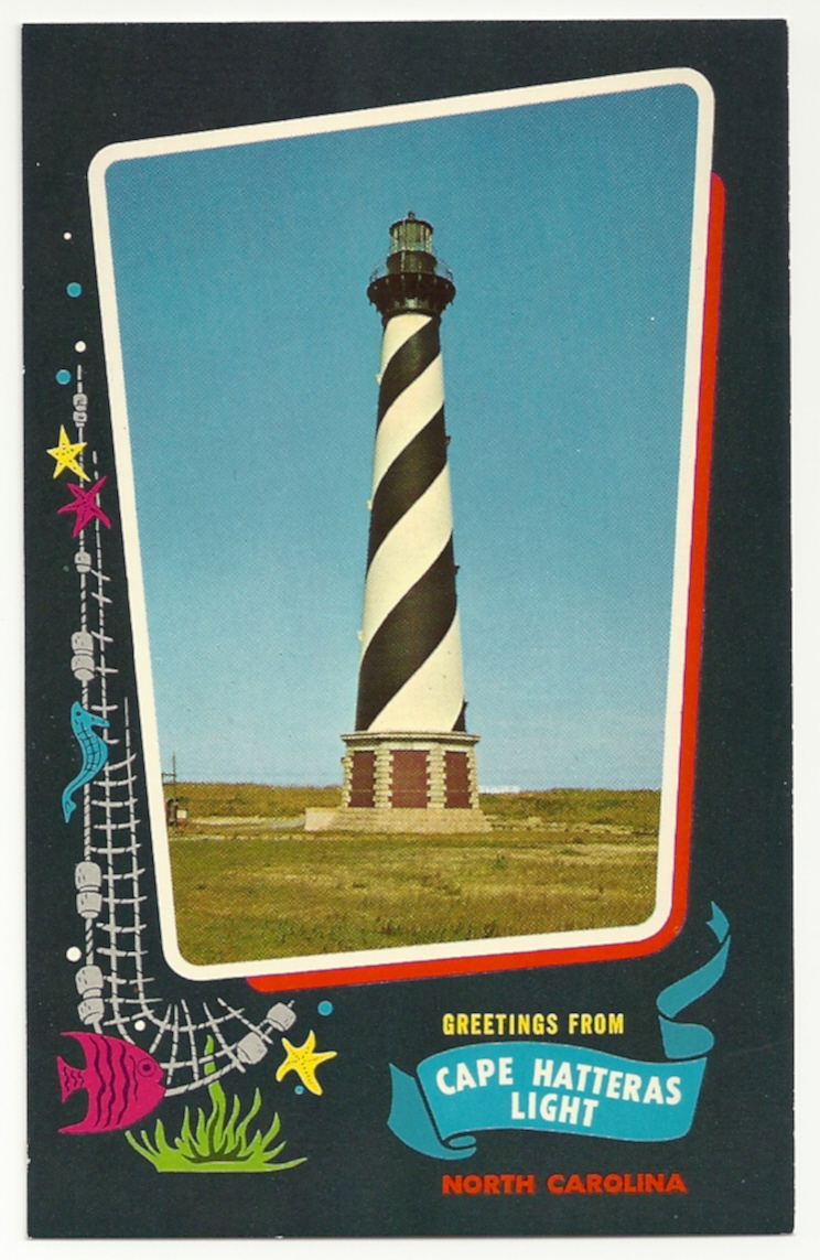 Cape Hatteras Lighthouse Postcard HB-15 (NC)