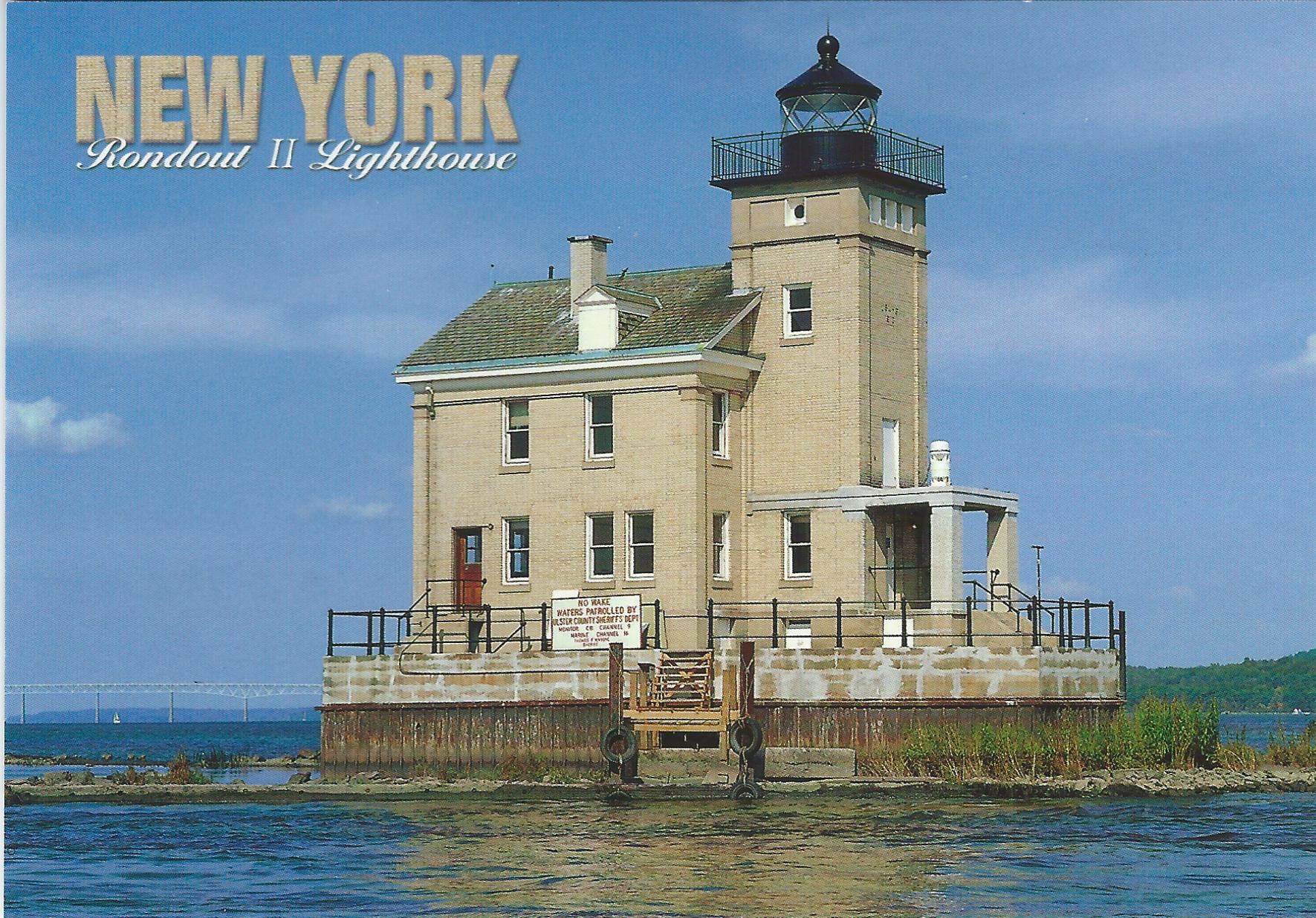 Rondout II Lighthouse Postcard NY-576 (NY) - Click Image to Close