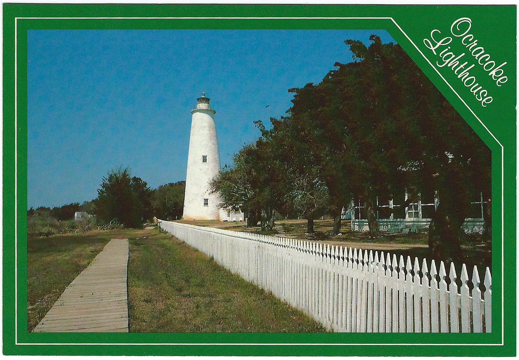 Ocracoke Lighthouse Postcard L-96653-D (NC)