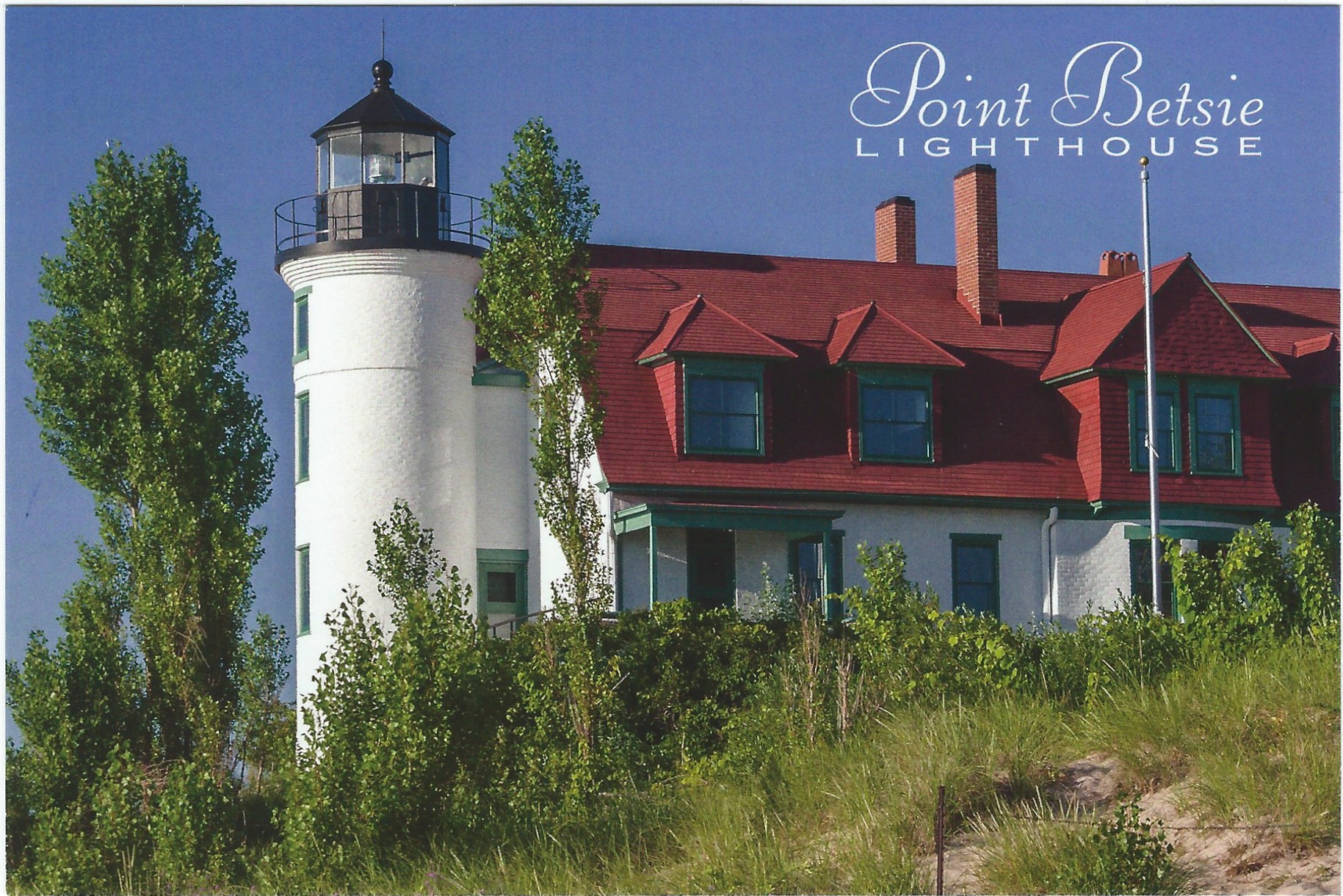 Point Betsie Lighthouse Postcard 10071s (MI) - Click Image to Close