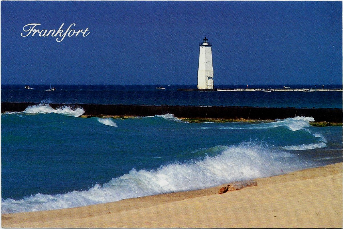 Frankfort Lighthouse Postcard 5324