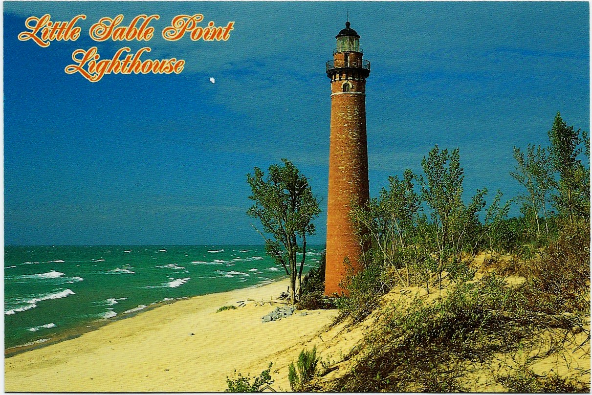 Little Sable Point Lighthouse Postcard 4523 - Click Image to Close