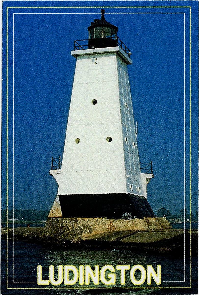 Ludington Lighthouse Postcard 4749