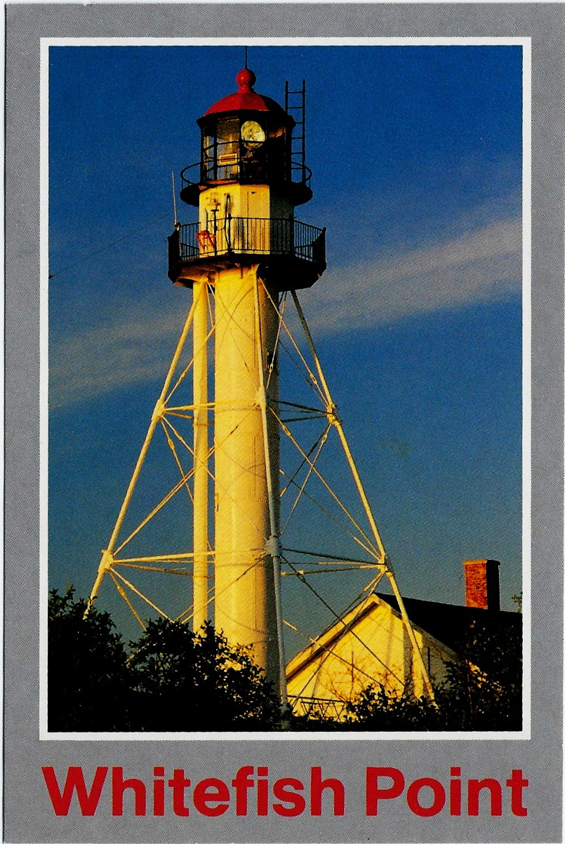 Whitefish Point Lighthouse Postcard 7203 - Click Image to Close