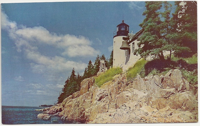 Bass Harbor Light Postcard ME560 (ME)