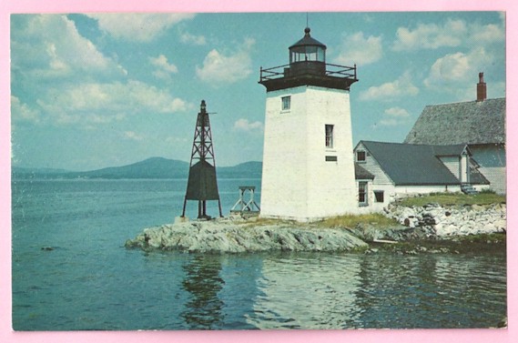 Grindle Point Lighthouse, near Ferry Landing, Isleboro, Maine - Click Image to Close
