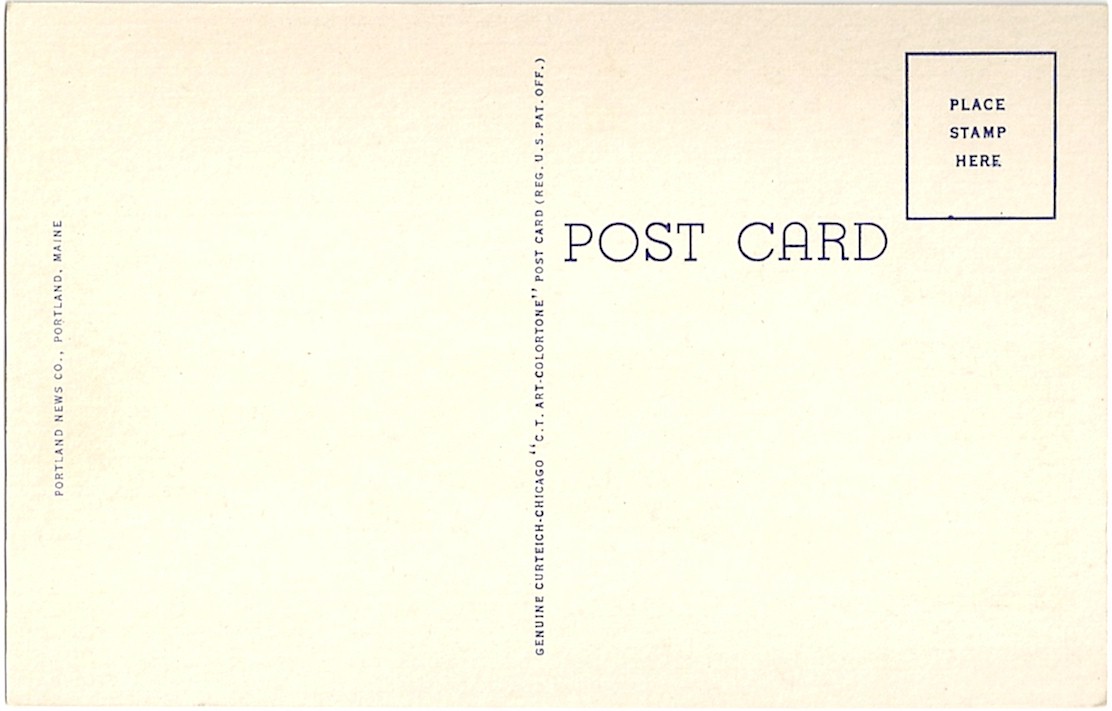 PORTLAND HEAD LIGHTHOUSE POSTCARD 100 4A-H2166 Maine (ME)