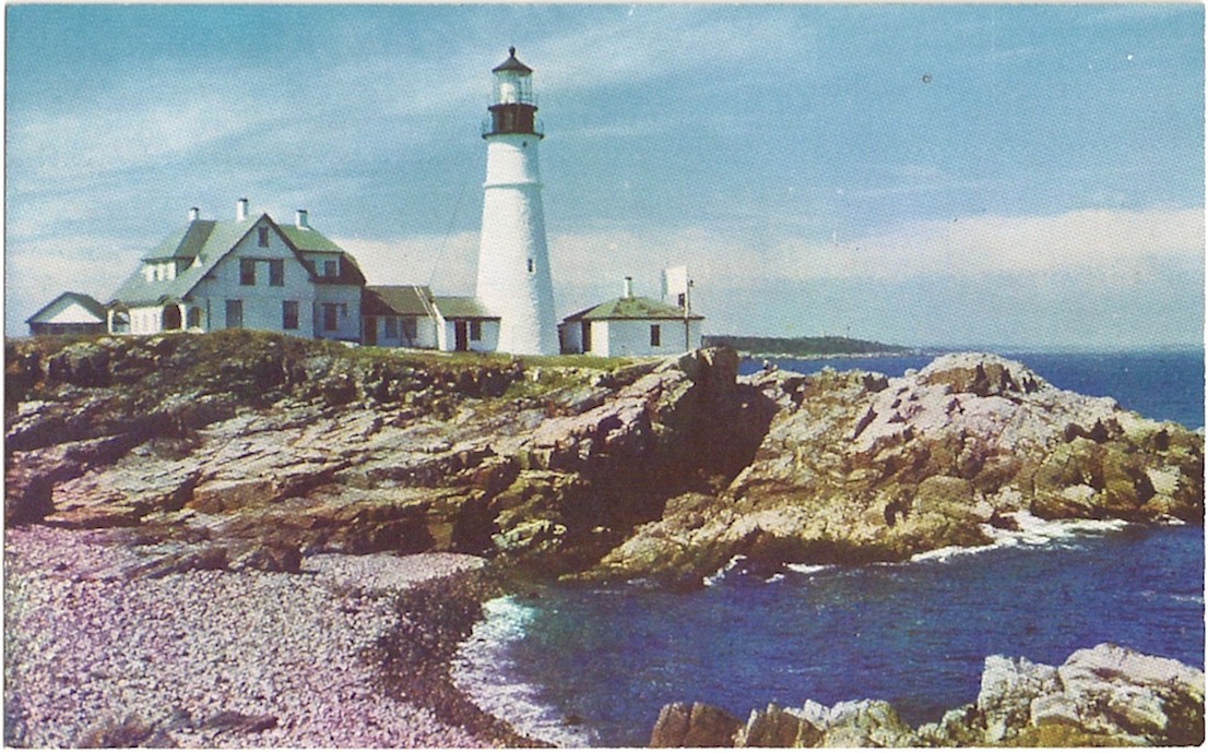 PORTLAND HEAD LIGHTHOUSE POSTCARD ME531 Maine (ME)