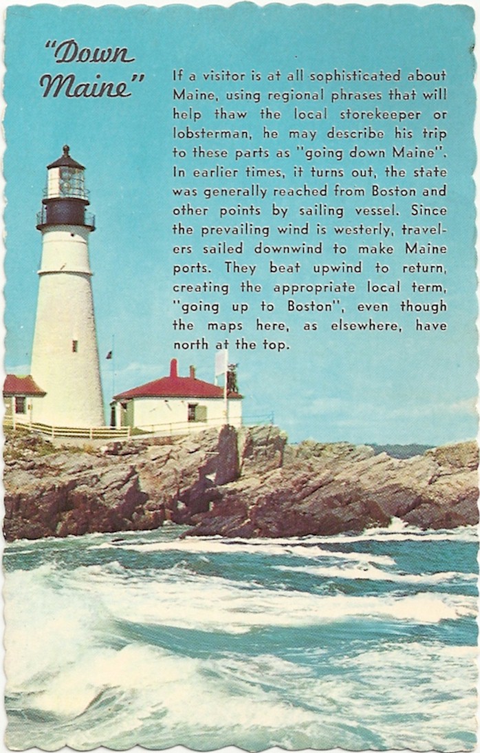 DOWN MAINE PORTLAND HEAD LIGHT POSTCARD M-1052 96220-B (ME) - Click Image to Close