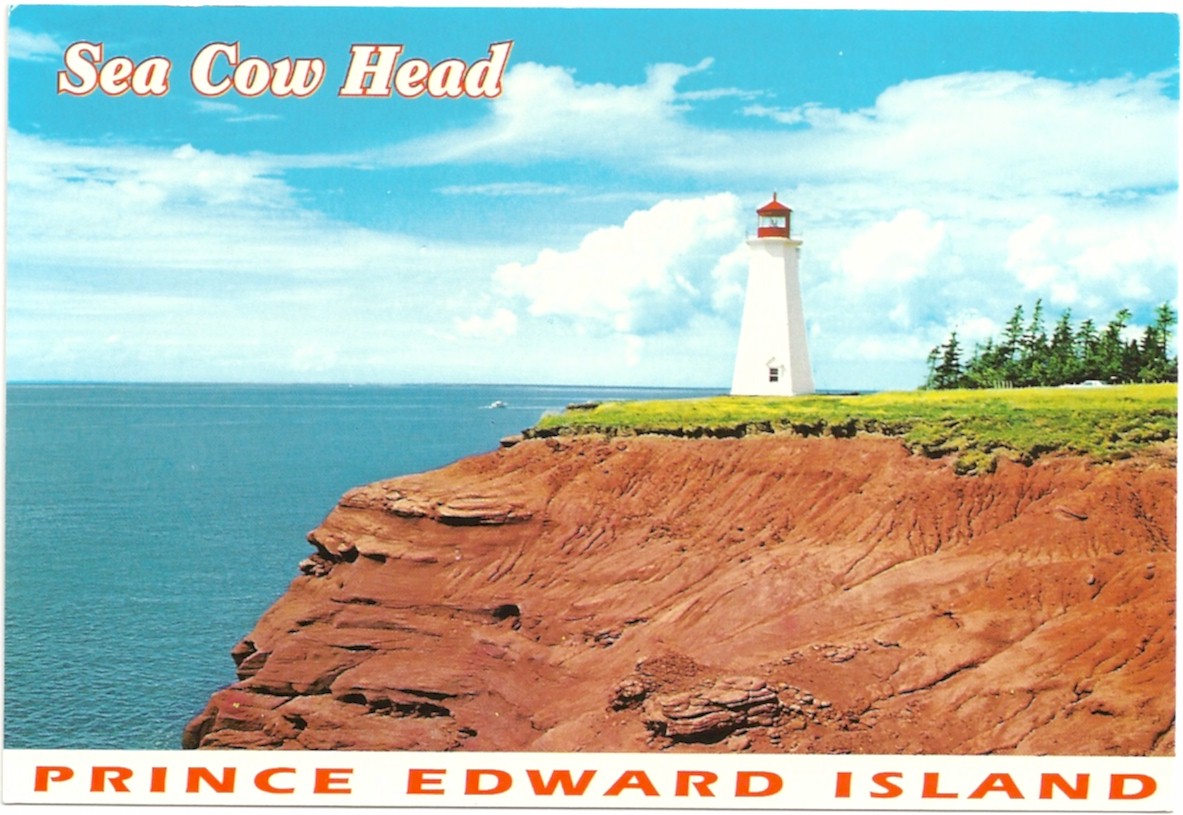 Sea Cow Head Lighthouse Postcard DT-43422-D Prince Edward Island