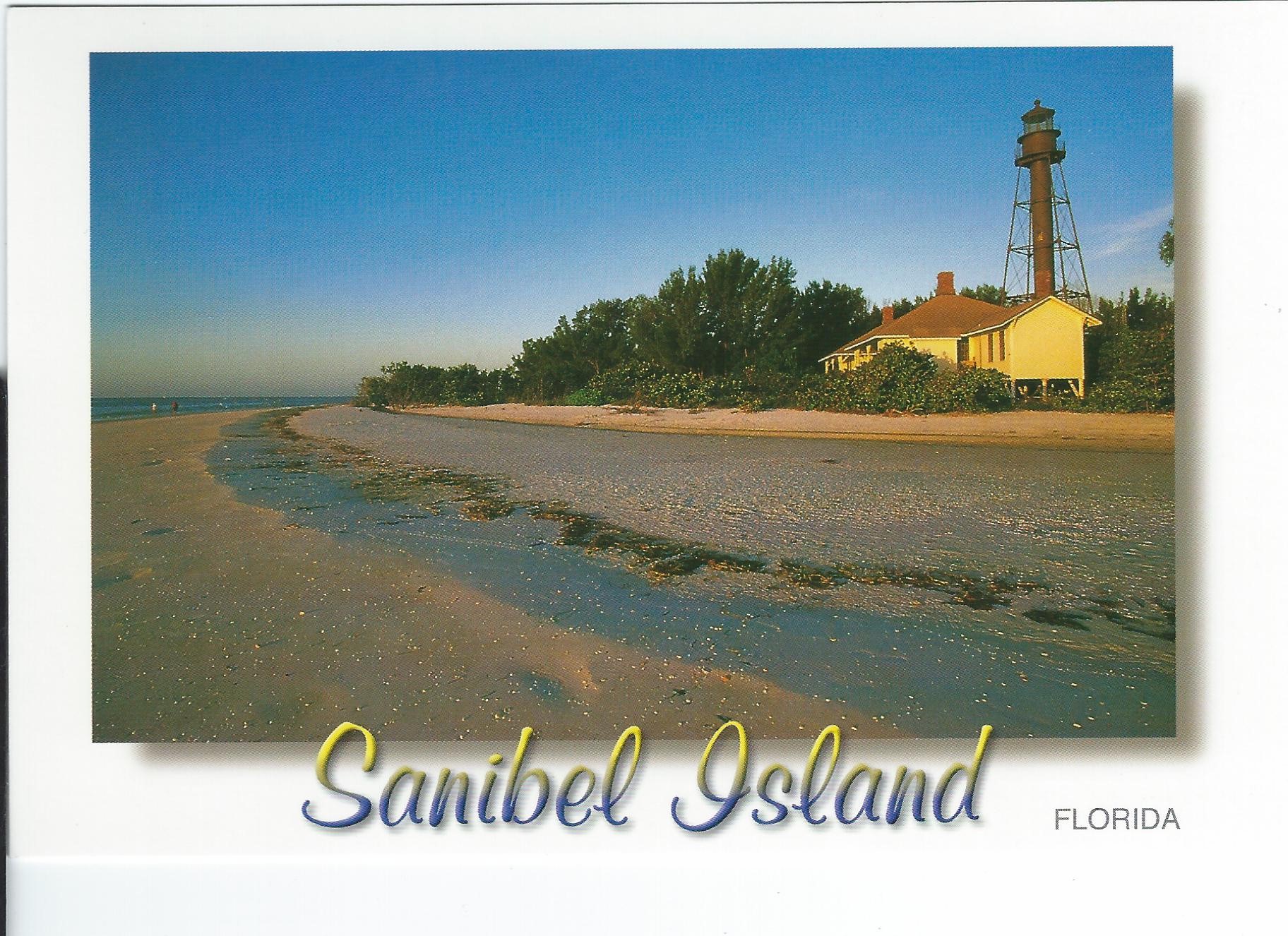 Sanibel Island Light Postcard Florida 4D-507 (FL)