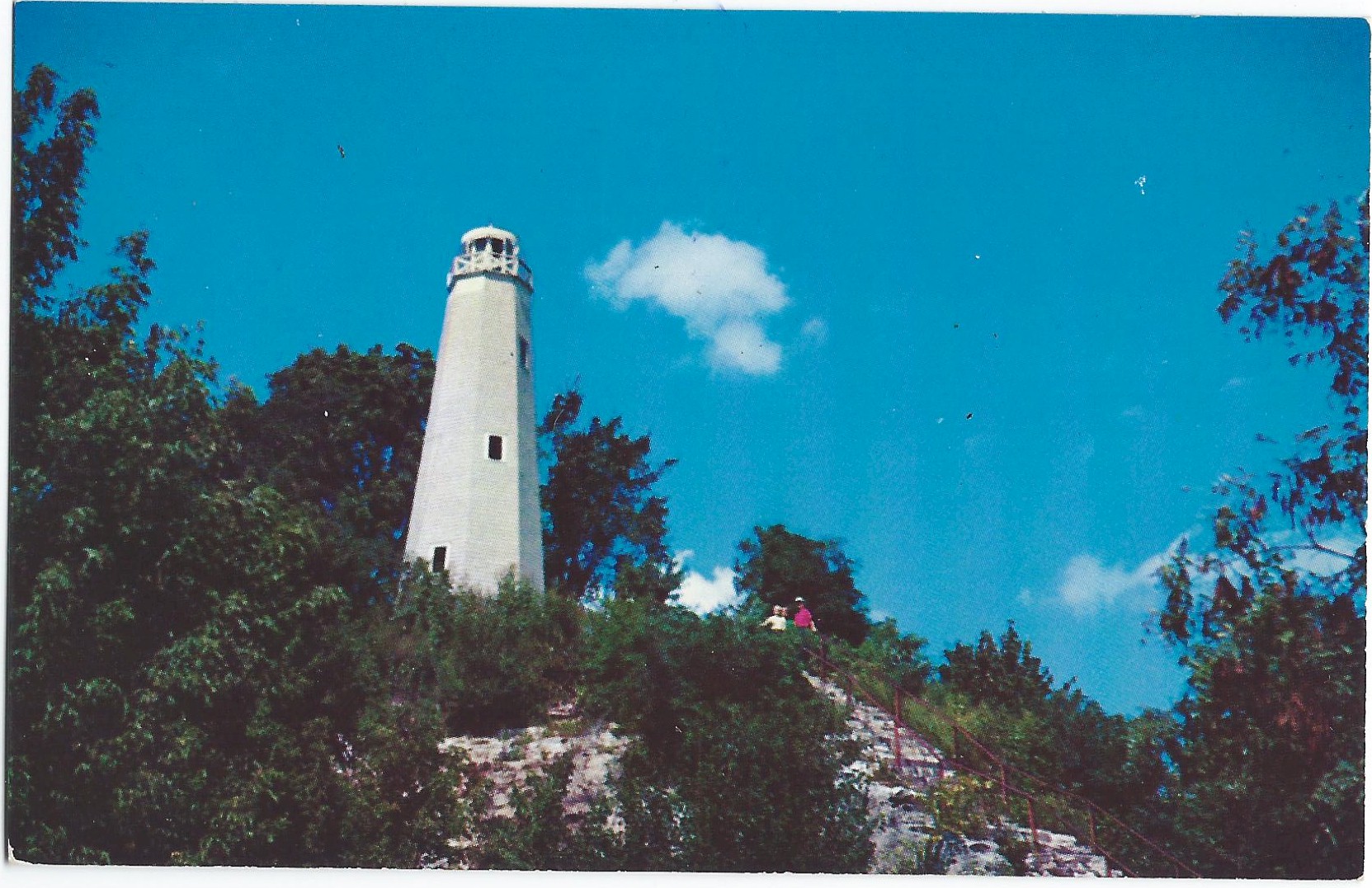 LIGHTHOUSE ON CARDIFF HILL HANNIBAL MISSOURI POSTCARD 57878