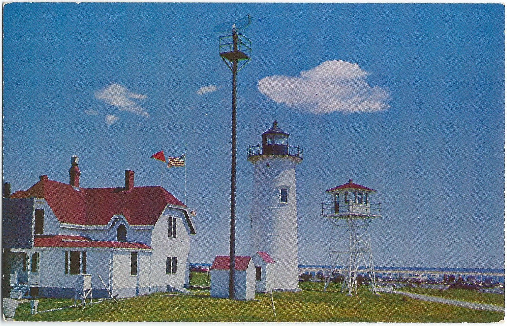 CHATHAM LIGHT CHATHAM CAPE COD MASSACHUSETTS LIGHTHOUSE POSTCARD CHATHAM LIGHT CHATHAM CAPE COD MASSACHUSETTS LIGHTHOUSE POSTCARD