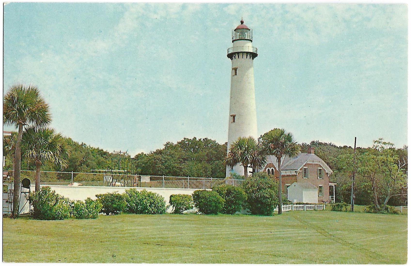 ST SIMONS ISLAND LIGHTHOUSE GLYNN COUNTY CASINO K-10456 - Click Image to Close