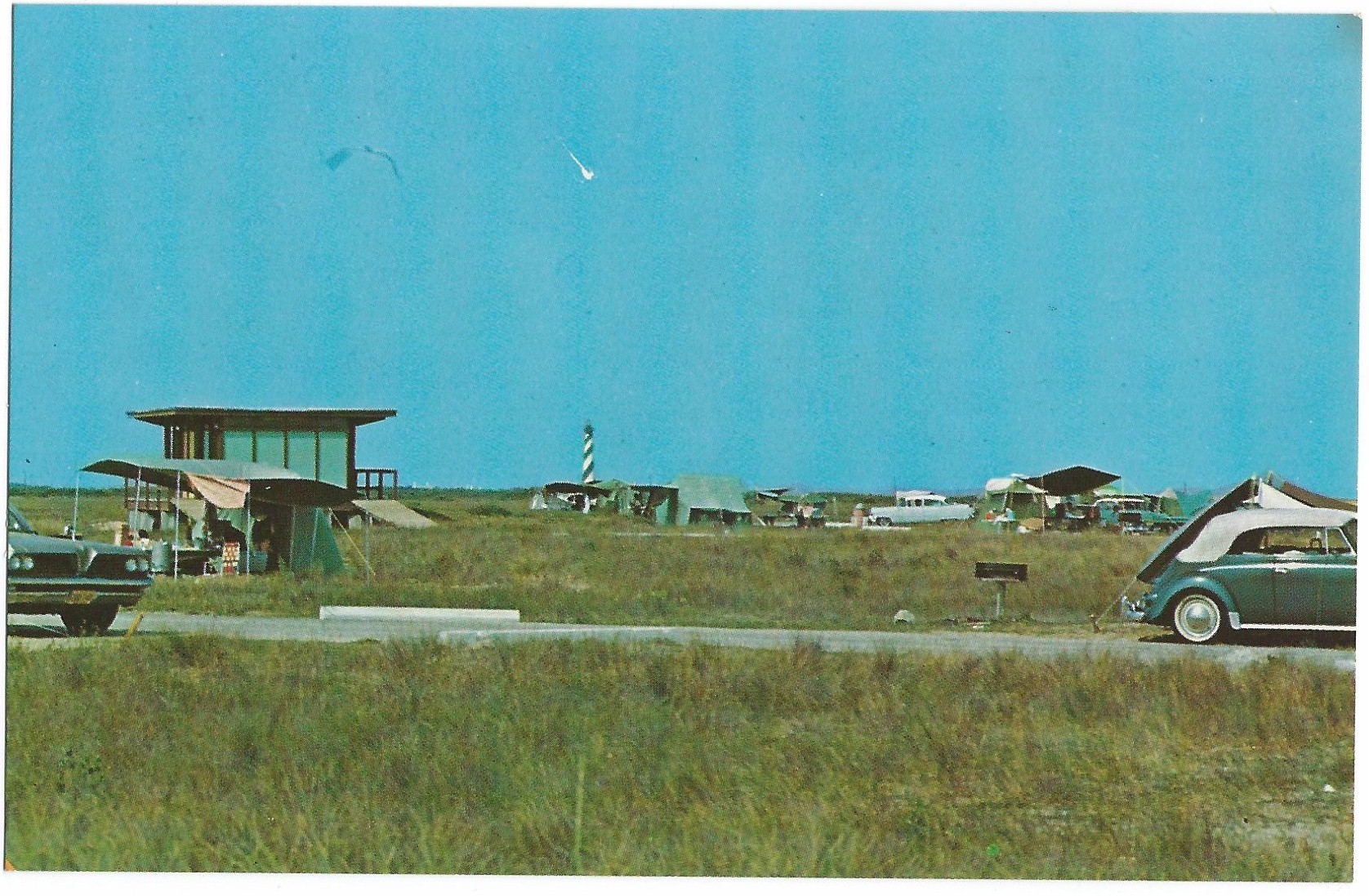 CAPE HATTERAS LIGHTHOUSE from CAMPGROUND #63640 CAPE HATTERAS LIGHTHOUSE from CAMPGROUND #63640