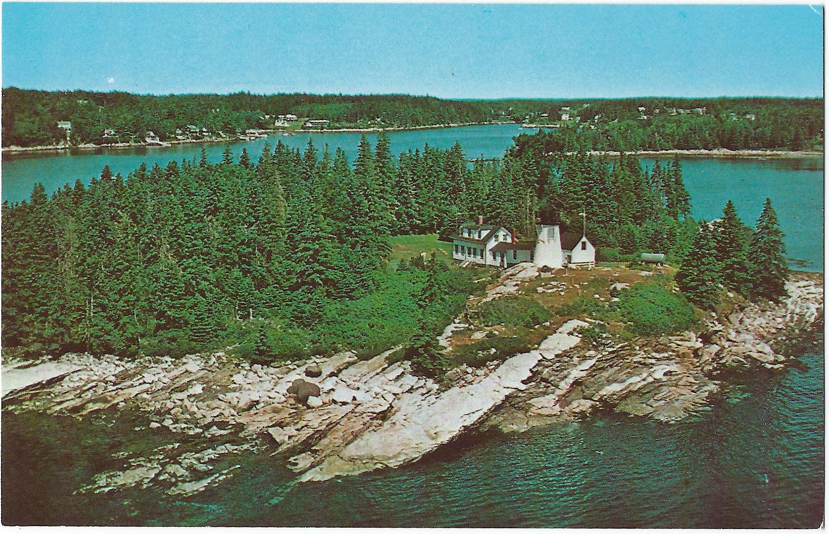 BURNT ISLAND LIGHT MAINE LIGHTHOUSE POSTCARD #320 112392 (ME) BURNT ISLAND LIGHT MAINE LIGHTHOUSE POSTCARD #320 112392 (ME)