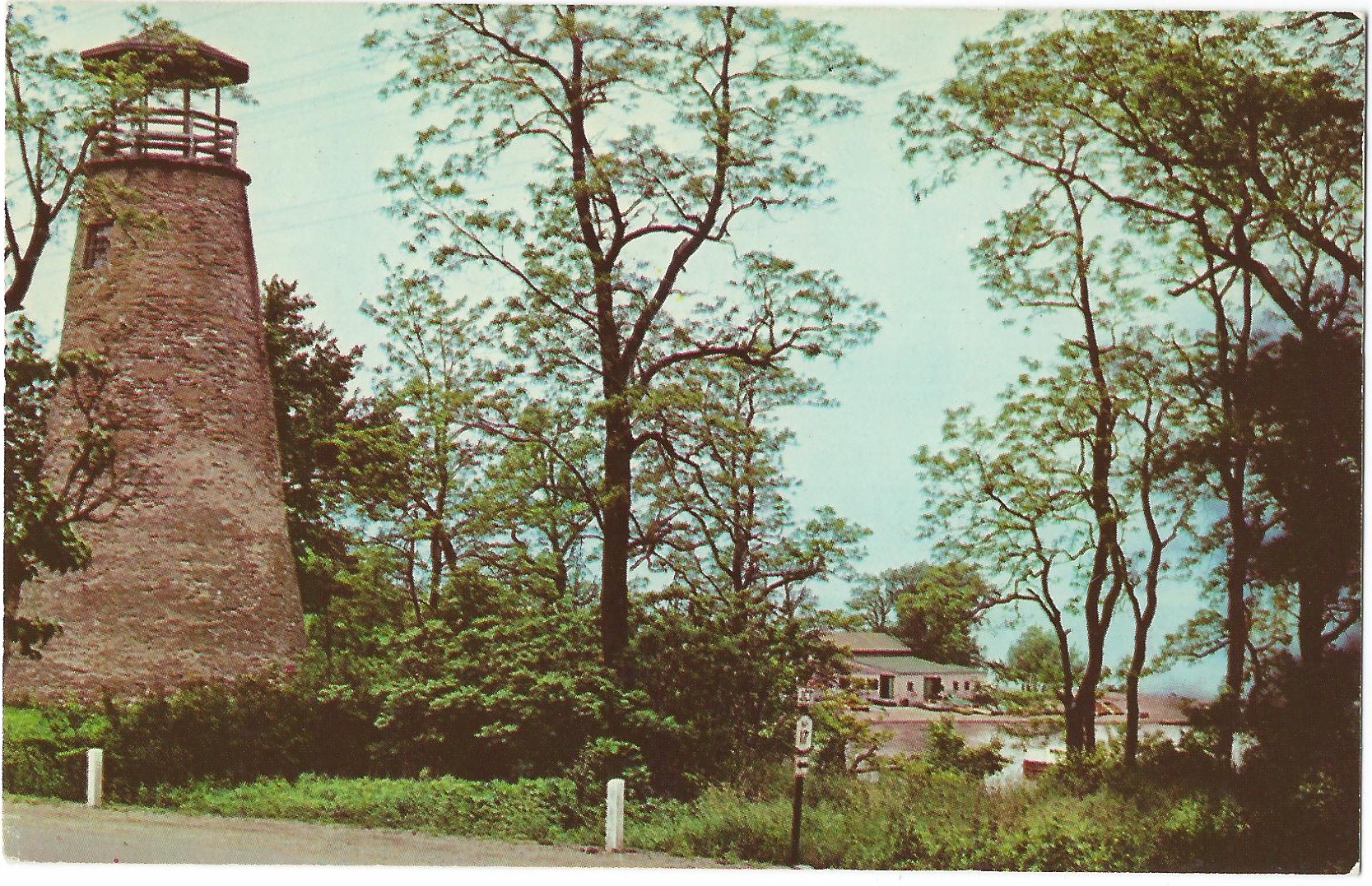 BARCELONA LIGHTHOUSE CHAUTAUQUA COUNTY NY POSTCARD 4C-K181