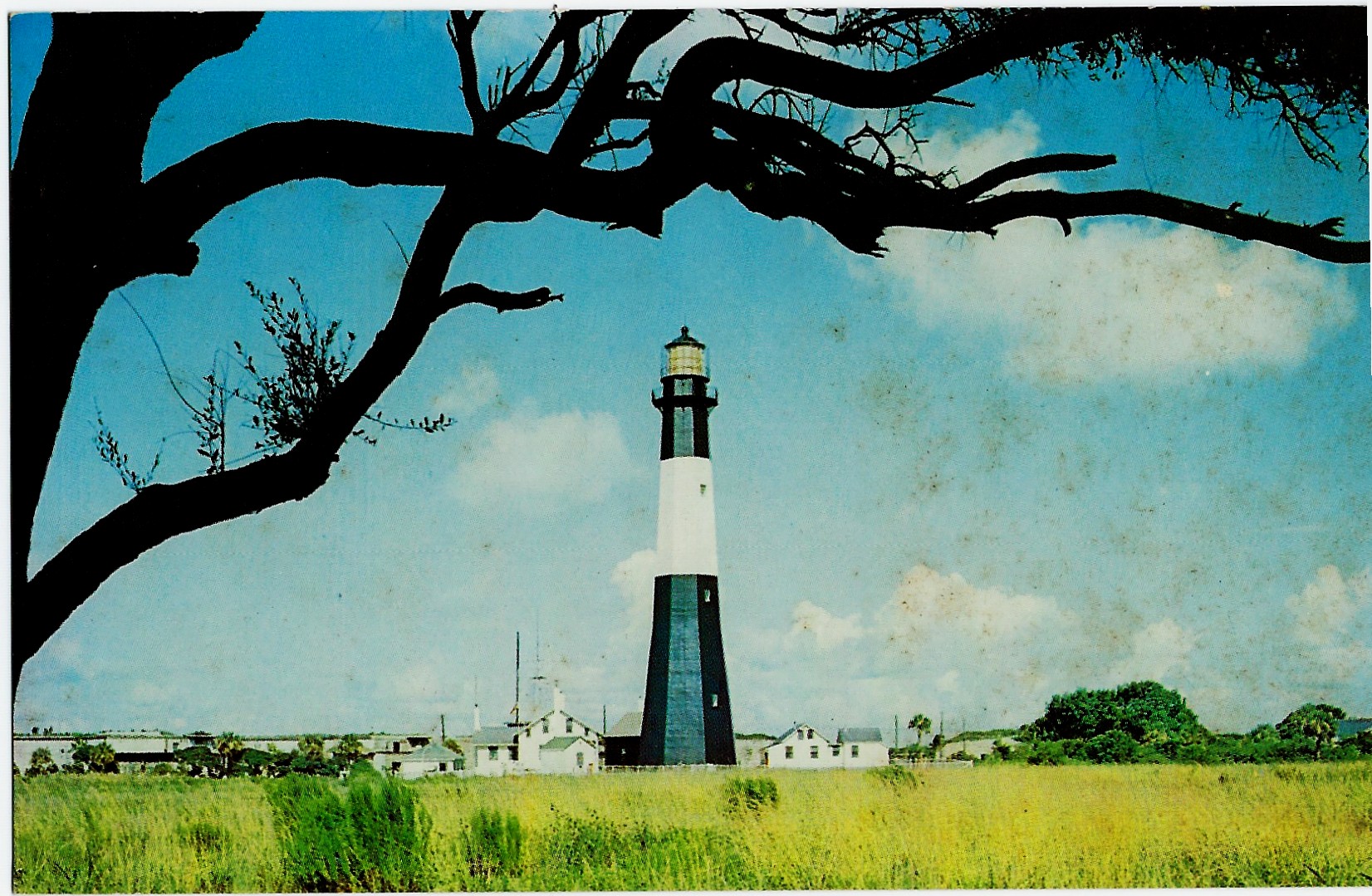 Tybee Island Lighthouse Savannah Beach Georgia Postcard 30952-B
