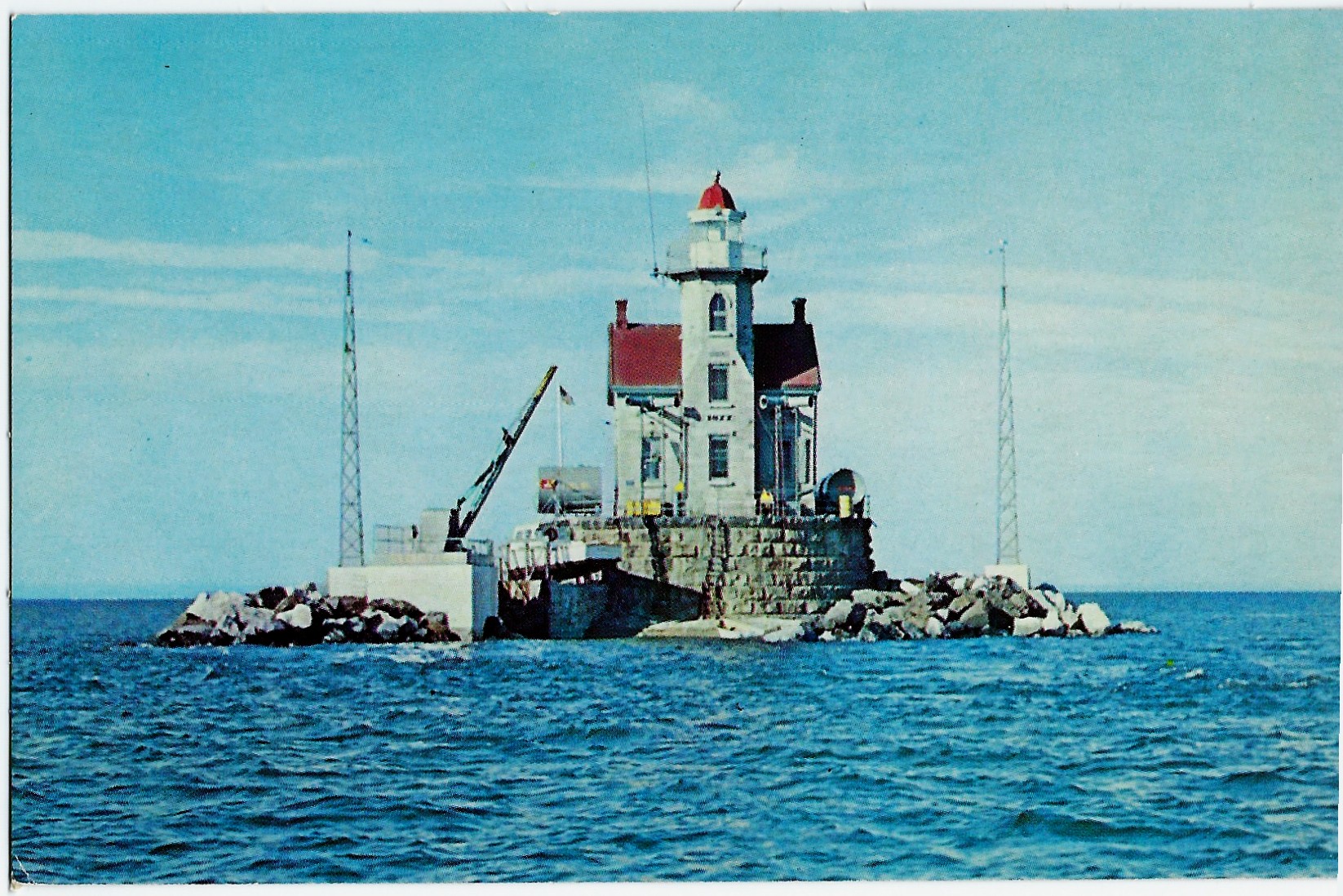 Stratford Shoal (Middle Ground) Lighthouse 5D68783-B - Click Image to Close