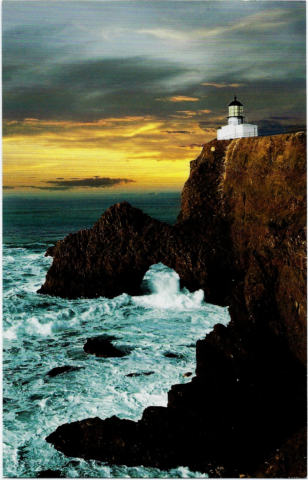 Point Bonita Lighthouse Marin County California Postcard 4 (CA) Point Bonita Lighthouse Marin County California Postcard 4 (CA)