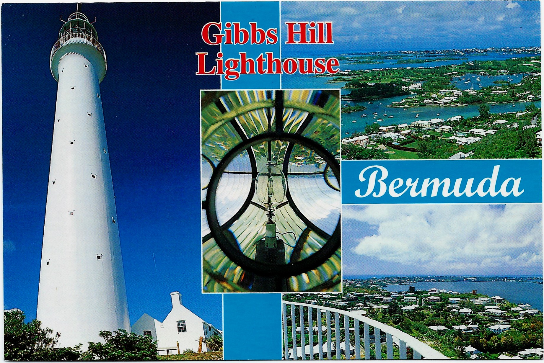 Gibbs Hill Lighthouse Bermuda Postcard BDA-439 (BM)