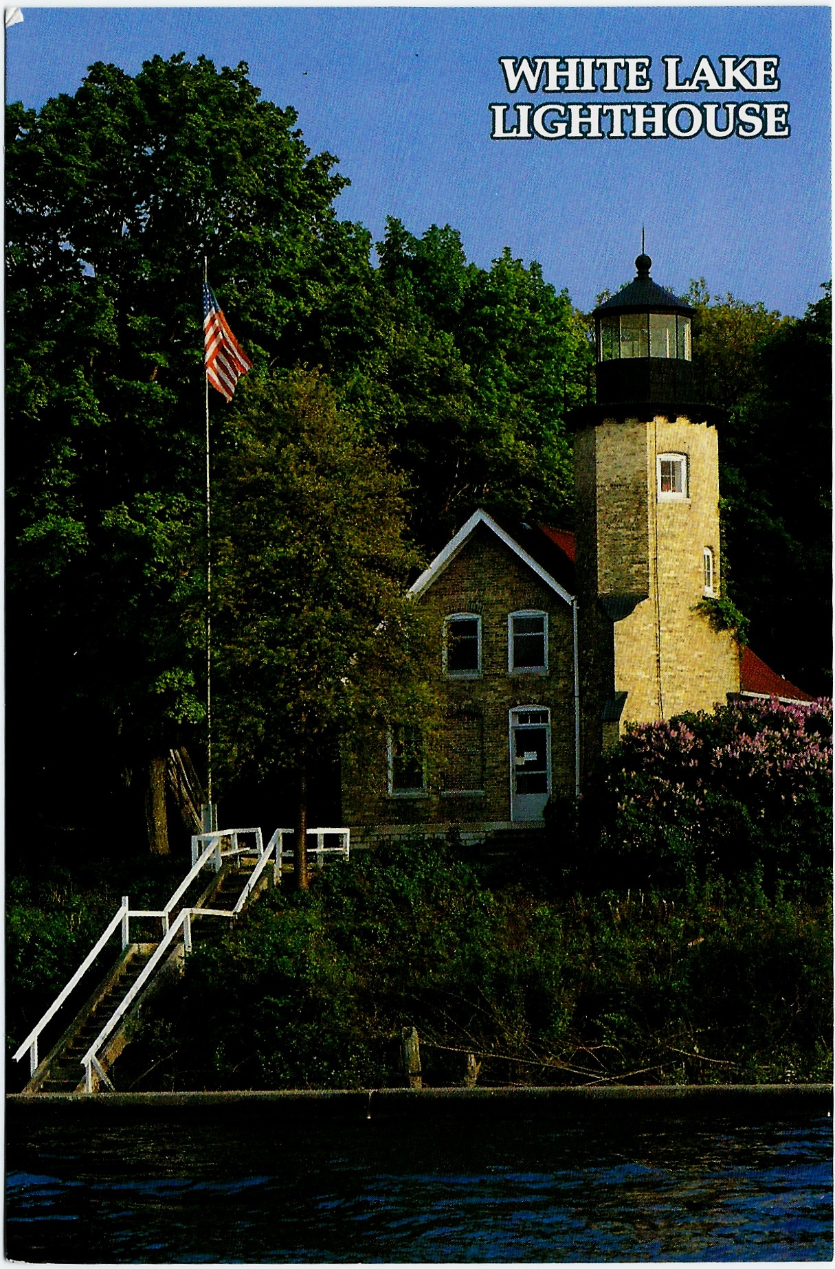 White Lake Lighthouse Postcard 4430 (MI)