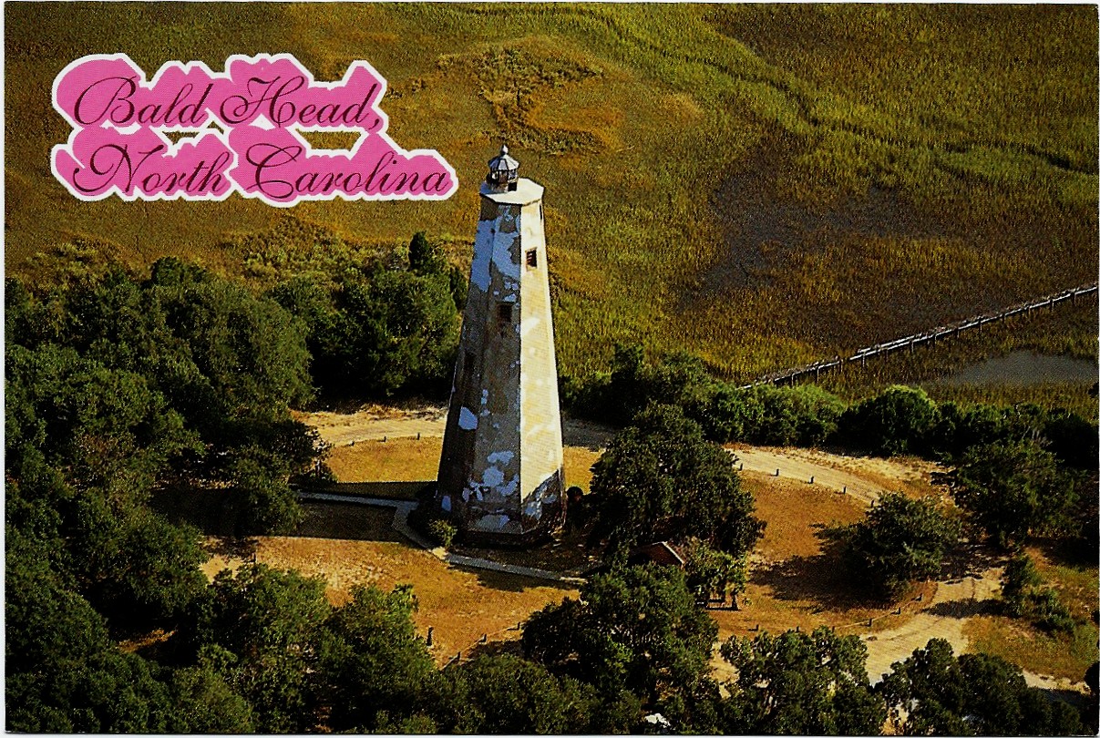 Bald Head North Carolina Lighthouse Postcard A9-1945 (NC)