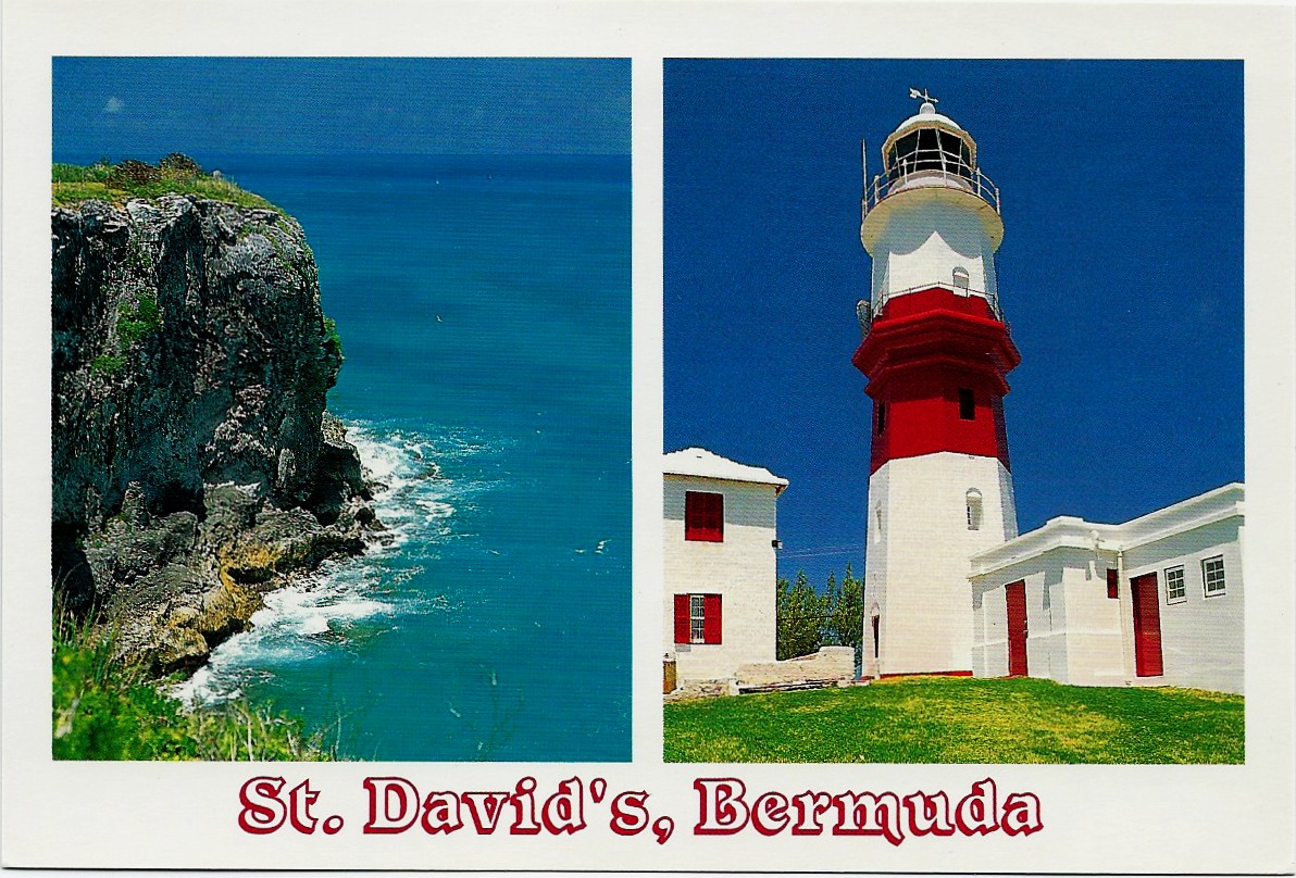 St. David's Bermuda Lighthouse Postcard BDA-436 (BM)