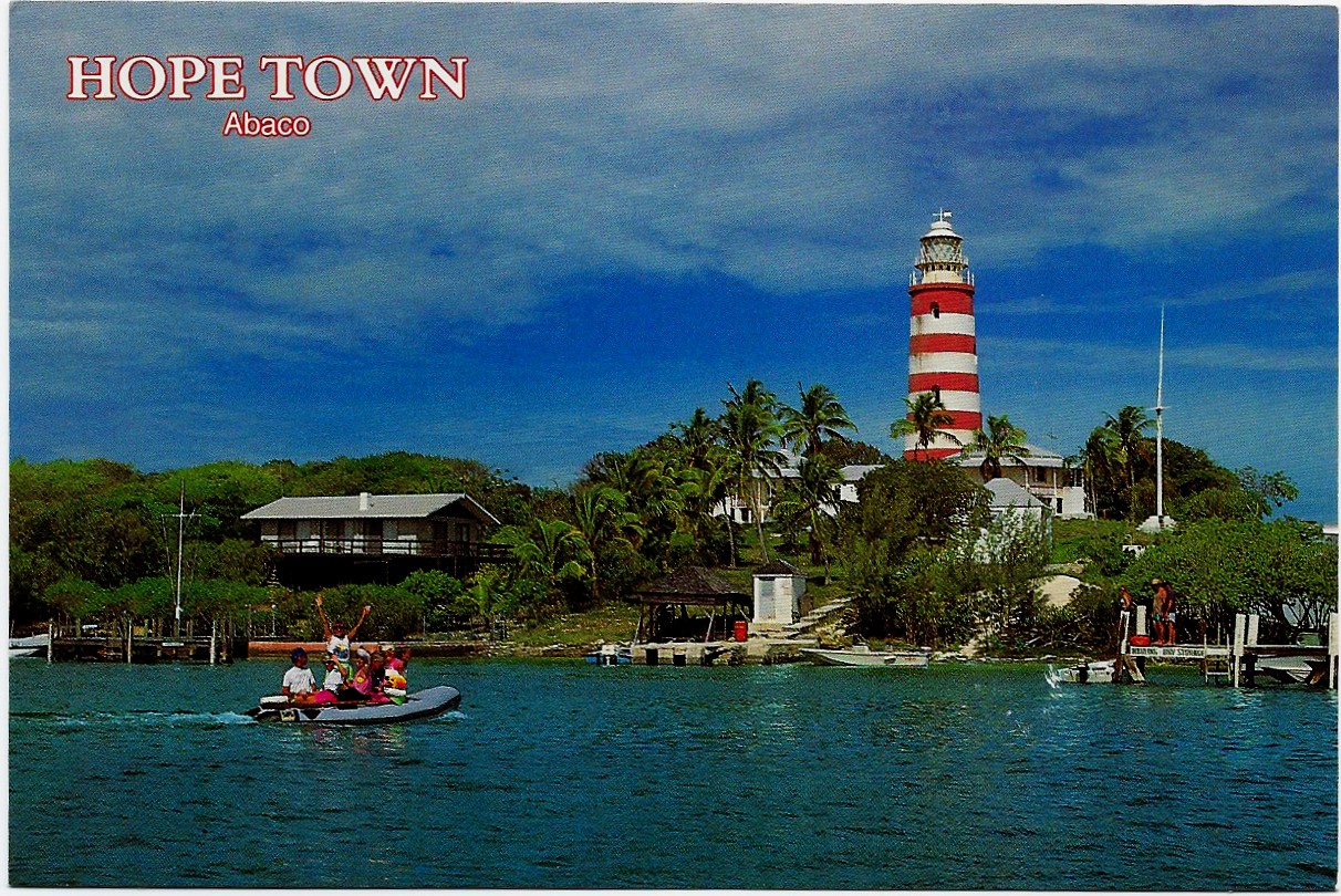 Hope Town Abaco Bahamas Postcard A/HT-40E (BS)