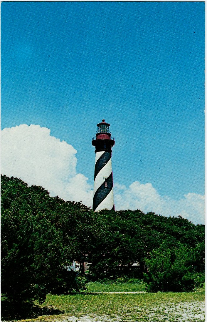 St. Augustine Lighthouse Postcard FS 438 and 136166 (FL)