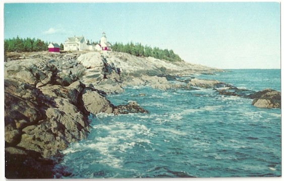 PEMAQUID LIGHTHOUSE POSTCARD K-2226 Maine (ME)