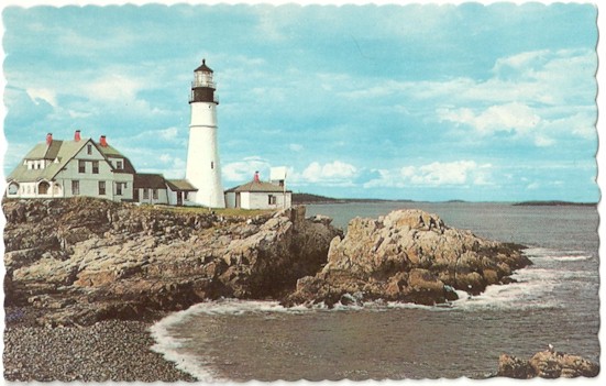 PORTLAND HEAD LIGHTHOUSE POSTCARD POSTCARD M-1702 18537-B