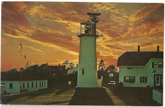 CHATHAM LIGHTHOUSE SUNSET POSTCARD Cape Cod, MASS 137792 (MA) CHATHAM LIGHTHOUSE SUNSET POSTCARD Cape Cod, MASS 137792 (MA)
