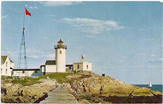 EASTERN POINT LIGHTHOUSE GLOUCESTER CAPE ANN MASS. C14300 MA147 EASTERN POINT LIGHTHOUSE GLOUCESTER CAPE ANN MASS. C14300 MA147