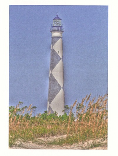 Cape Lookout Lighthouse Note Card - Click Image to Close