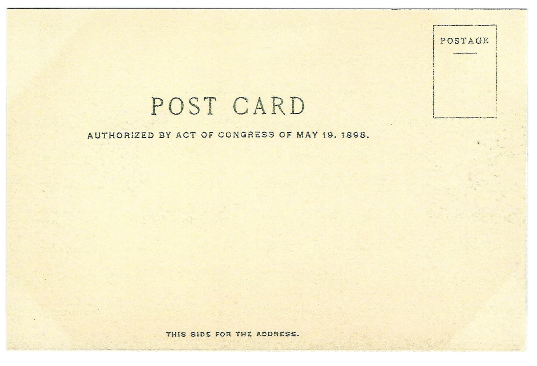 US Life Saving Service: Firing the Lifeline Postcard