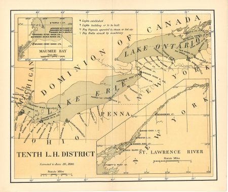 Lighthouse District Map; Tenth District