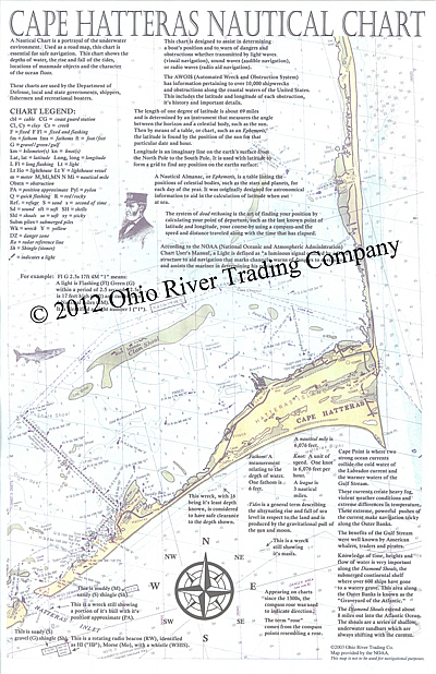 Cape Hatteras (NC) Nautical Chart