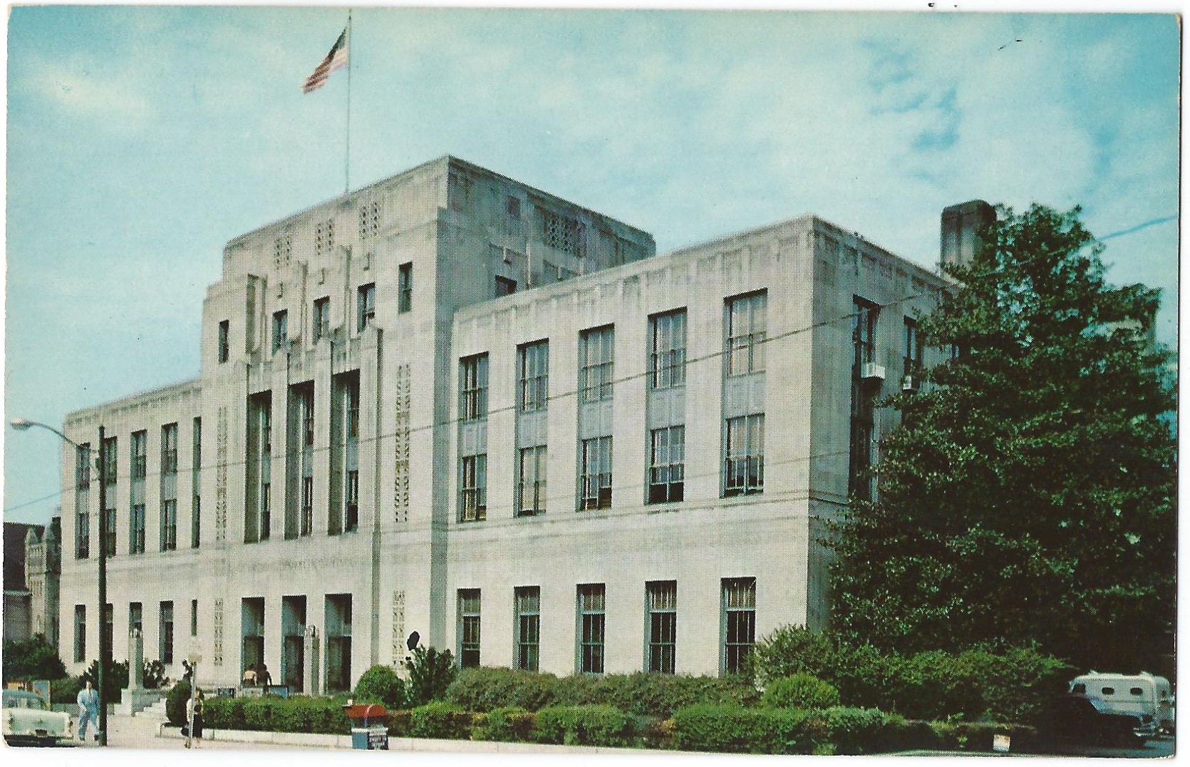 Post Office Greensboro, North Carolina Postcard 53 8C-K312 (NC)