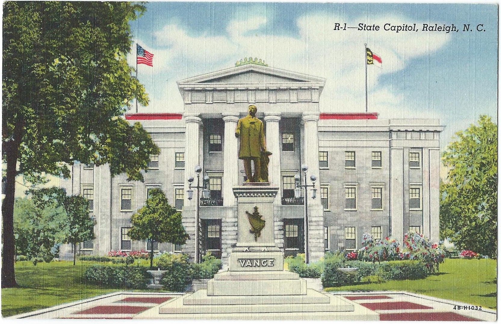 State Capitol Raleigh N.C. Postcard 4B-H1032 (NC) - Click Image to Close