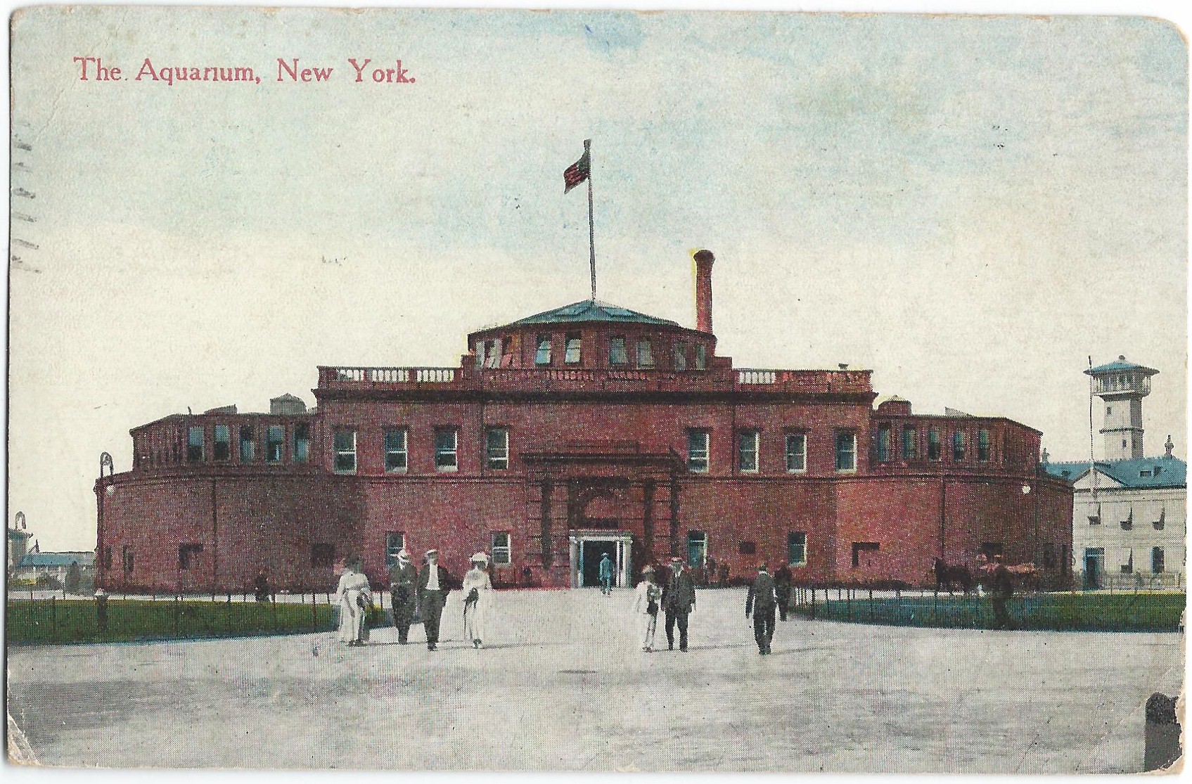 The Aquarium, New York Postcard No 1141 Postmarked 1914 - Click Image to Close