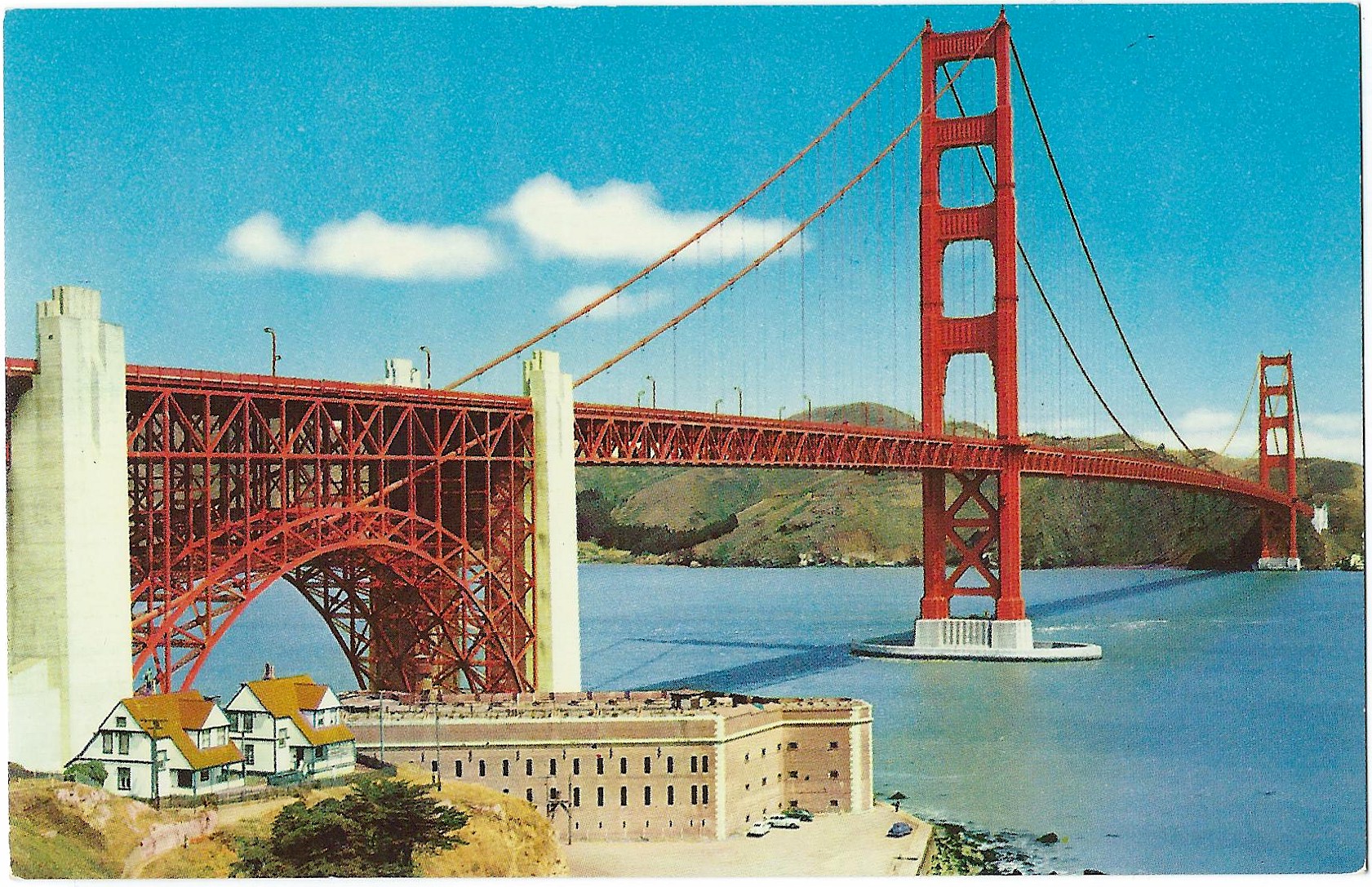 GOLDEN GATE BRIDGE SAN FRANCISCO CALIFORNIA 916 Selithco - Click Image to Close