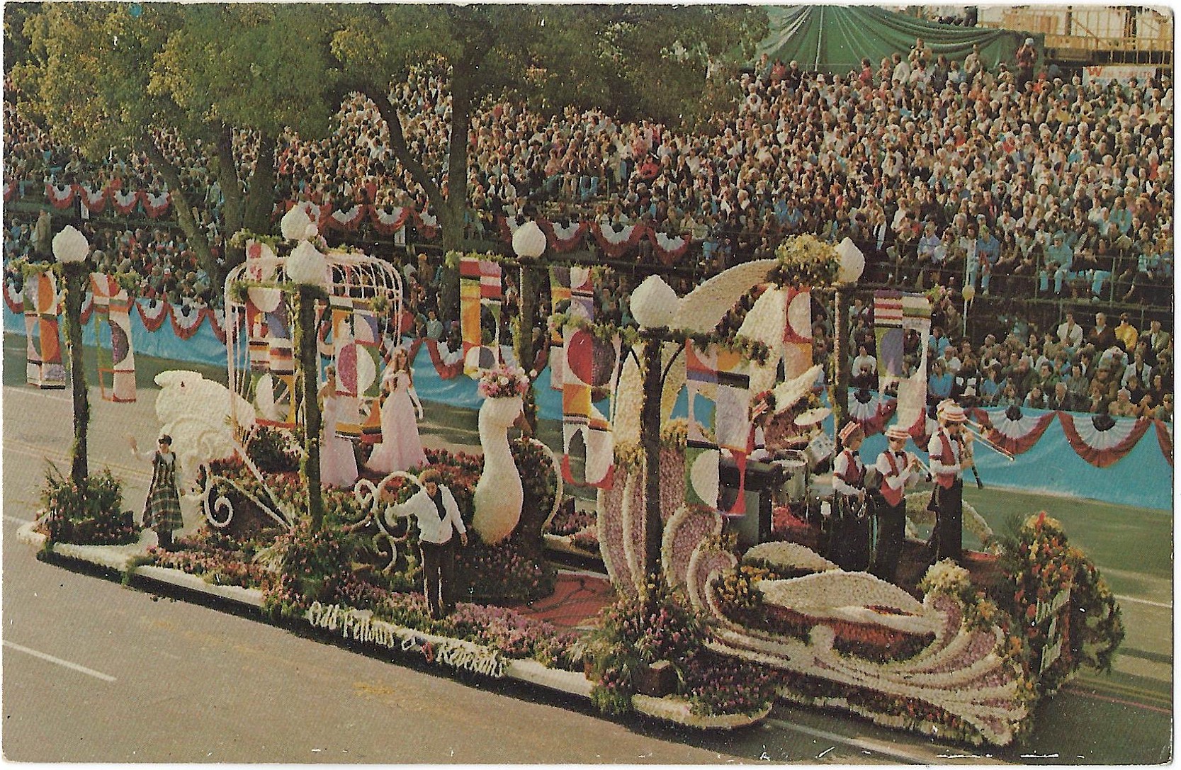 Odd Fellow & Rebekah Rose Parade Float-1980 "Dixieland on Parade - Click Image to Close