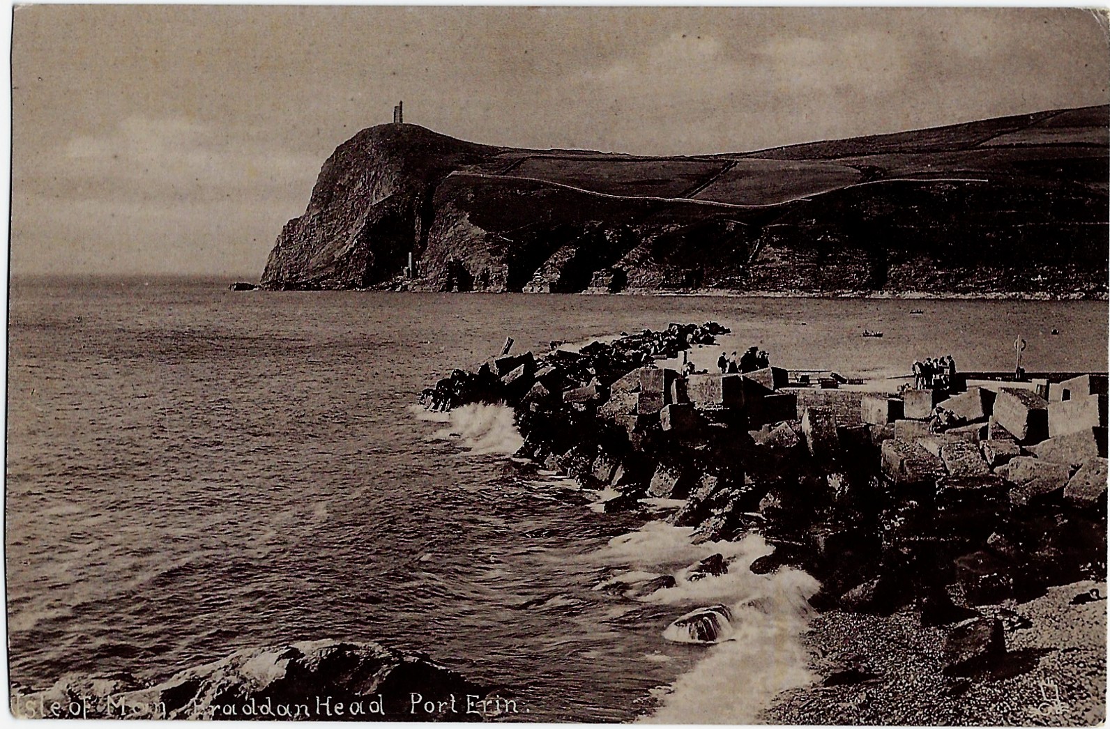 Isle of Man Bradda Head Port Erin Raphael Tuck & Son Postcard