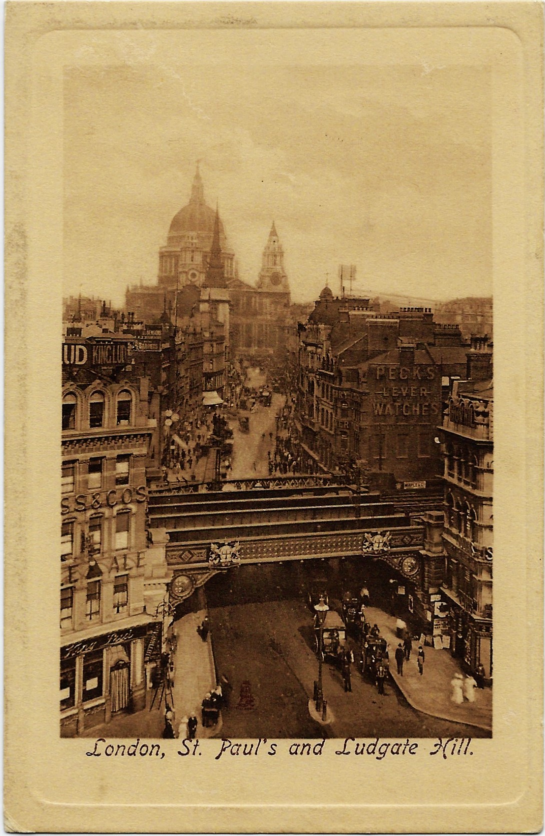 London, St. Paul's and Ludgate Hill Tuck's Postcard 2450 London, St. Paul's and Ludgate Hill Tuck's Postcard 2450