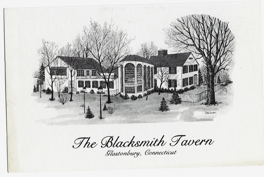 The Blacksmith Tavern Glastonbury Connecticut Postcard Unused