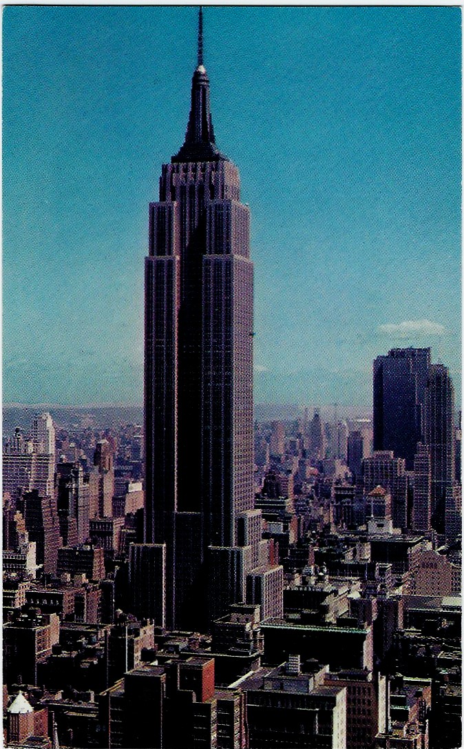 EMPIRE STATE BUILDING Standard Sized Postcard K-25 (NY) - Click Image to Close