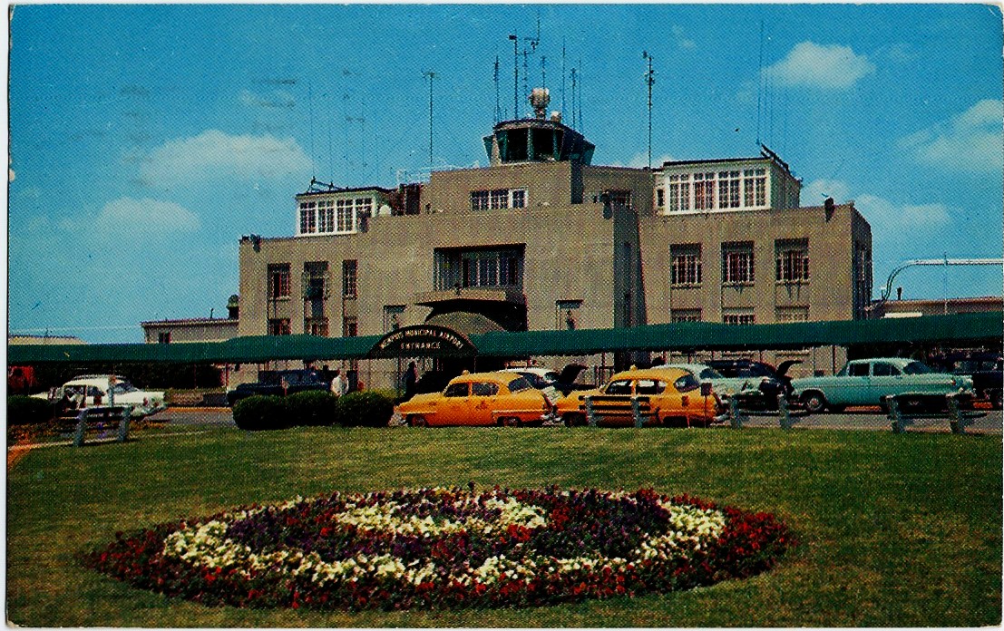 Memphis Municipal Airport Tennessee Postcard P15795