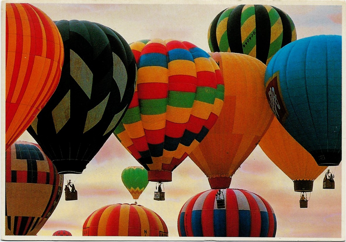 Hot Air Ballooning in the Southwest Postcard 821199